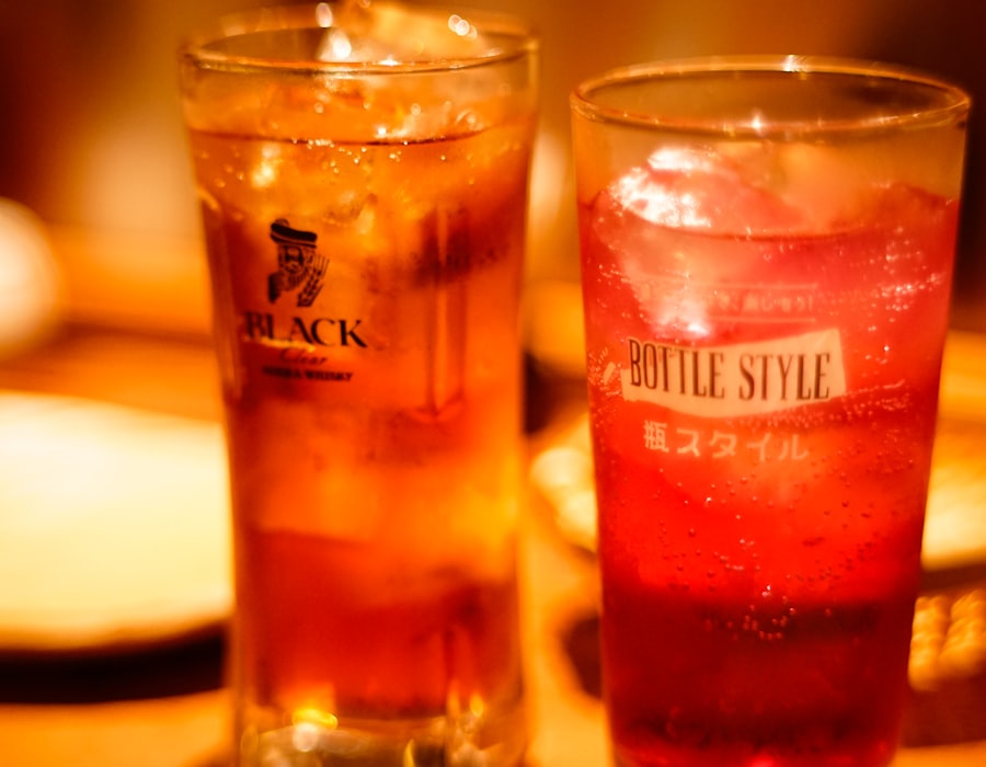 琥珀色のサワー二杯